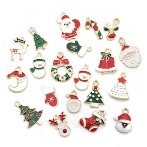 Mixed Styles Christmas <strong>Charms</strong> Pendants DIY Jewelry for Necklace Bracelet Making Accessaries Kids Gift - Product Image 5