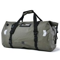 Sac et sac à dos de queue de moto de grande capacité imperméables | Bagages de siège arrière universels en PVC pour l'aventure