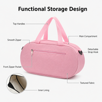 10 Bolsas de Baile Oxford Impermeables con Logotipo Personalizado, Bolsa Deportiva Cruzada de Ballet para Niñas, Niños y Jóvenes, Bolsa de Hombro Pequeña para Gimnasio