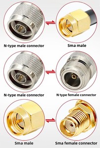 Câble coaxial LMR300 <span class=keywords><strong>BNC</strong></span> mâle vers <span class=keywords><strong>BNC</strong></span> mâle 50Ω Câble de raccordement coaxial RF Lmr200 Lmr300 Lmr400 - Product Image 6