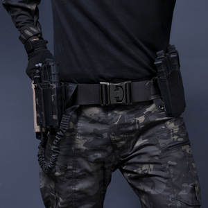 IDOGEAR Laser Cut Camo 2 "Quick Release Molle POM Hebilla Caza Nylon Duty Belt Combat Tactical Belt - Product Image 6