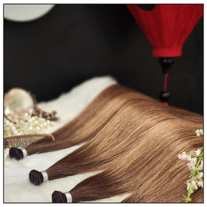 Extensions de cheveux humains Double Drawn Genius Weft, texture douce et soyeuse, sans nœuds, vente en gros - Product Image 1