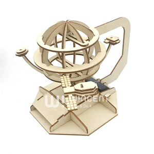 Kit éducatif STEM bâtiment Science expérience jouet secouant ventilateur hélicoptère à énergie solaire bricolage cadeau en bois pour garçons filles - Product Image 4
