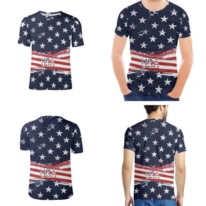 <span class=keywords><strong>Ropa</strong></span> con diseño de la bandera estadounidense, camisa <span class=keywords><strong>para</strong></span> <span class=keywords><strong>hombre</strong></span> con diseño de águila estadounidense, camiseta con la bandera estadounidense - Product Image 4