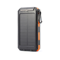 Batterie Externe Solaire 20000mAh Double USB Étanche avec Support, Entrée DC Type C, Batterie au Lithium Polymère – Source d'Énergie Fiable