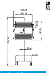 ราคาที่ดีที่สุดคลื่นสั้นโคมไฟอินฟราเรดรถบูธสีรถเตาอบสำหรับน้ำที่ใช้บูธสี - Product Image 4