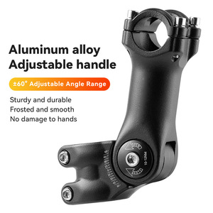 Extensor de Altura de <span class=keywords><strong>Manillar</strong></span> Ajustable, Construcción de Aleación de Aluminio de Alta Resistencia, para Bicicletas de Montaña y Carretera de 28.6/31.8mm - Product Image 1