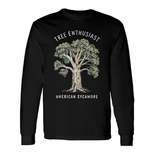 T-shirt promotionnel pour passionnés d'arbre du sycomore américain à manches longues - Product Image 2