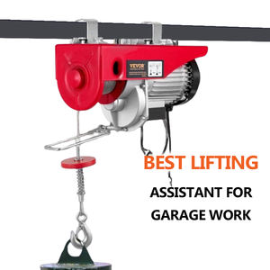 1 Ton 2200LB listrik 220v kawat baja kawat derek tali kerekan troli derek angkat - Product Image 4