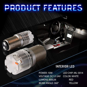 Xenplus Super brillo 1157 BAY15D <span class=keywords><strong>7507</strong></span> <span class=keywords><strong>PY21W</strong></span> BAU15S 1156PY 12496 2461A luz de freno Led intermitente para coche S18 bombilla de luz diurna DRL - Product Image 2