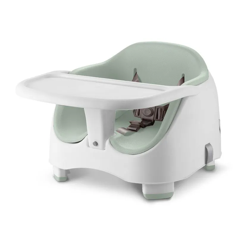 Silla de comedor con gancho rápido, asiento ajustable de rana portátil de suelo alto, silla plegable para bebé