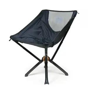 Zhome cadeira de varanda, cadeira de alumínio leve personalizada em oxford, rápida, aberta, lua, acampamento, varanda ao ar livre
