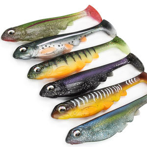 Spinpoler Swimbait queue de pagaie appât souple leurre de pêche <span class=keywords><strong>gros</strong></span> <span class=keywords><strong>brochet</strong></span> alose 16cm Isca artificiel Pesca plastique poisson Wobbler attirail - Product Image 1