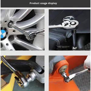 Juego de Herramientas de Mantenimiento para Automóviles de 24 Piezas, Acero al Carbono, Marca ODM, Llaves Combinadas, Garantía de 1 Año, Modelo XW-24pcs Combinat - Product Image 2