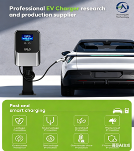 Nouvelle borne de recharge pour voiture électrique 7 kW 32 A Type 2 Niveau 2 avec affichage LCD intelligent certifiée pour usage domestique - Product Image 6