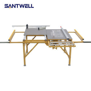 Scie à table pliante portable pour le travail du bois (sans lame), scie à table coulissante de précision avec rail dissimulé, établi de <span class=keywords><strong>menuiserie</strong></span> - Product Image 2