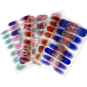 Vente en gros sur mesure bandes de vernis à ongles en plastique 3D de style français japonais autocollants imperméables à ongles faciles à appliquer - Product Image 5