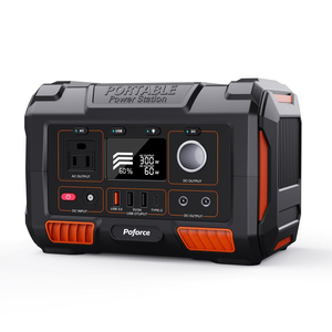 Poforce <b>Solar</b> Home Outdoor Camping Emergency Energy Storage Supply Portable Battery <b>Generator</b> 300W Pure Sine Wave A3 300W Pure S - Product Image 1