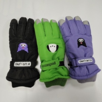 Gants de ski d'hiver unisexes imperméables à cinq couches épaisses pour le snowboard