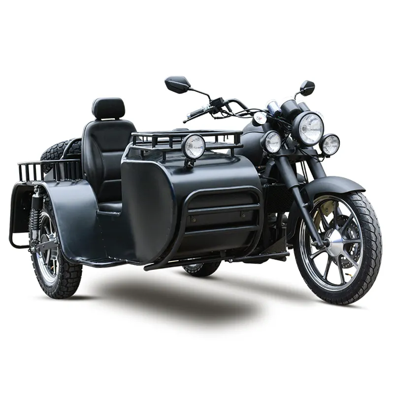 קלאסיקות ממונע תלת אופן 3 גלגל מטען Sidecar תלת אופן עם צד תיבת 300cc גז גבוהה כוח Dsic עבור נוסע