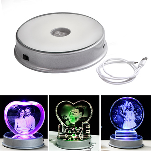 Honor của pha lê hình trái tim 3D laser ảnh tình yêu kỷ niệm ngày cưới lưu niệm pha lê ủng hộ đám cưới - Product Image 4