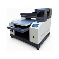 Imprimante UV à plat 4050, lit d'impression compact 400x500mm pour verre, double têtes d'impression, USB2.0/3.0, 2880DPI pour verre et acrylique