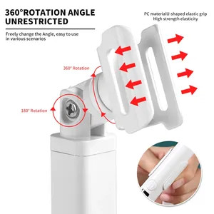 Portable Nail UV LED Lamp Rechargeable for Nails Gel Polish Drying Resin Quick UV Light Lamp for Nails Art Desk Stand Removable - Product Image 3