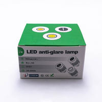Lampes LED encastrées pour marches murales 3W à faisceau étroit avec base en aluminium et diffuseur en verre trempé DC 12V/24V