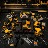 Kit combiné d'outils électriques sans fil professionnels pour le travail du bois, comprenant une scie électrique, un dégauchisseur et une fraiseuse pour les ateliers de menuiserie
