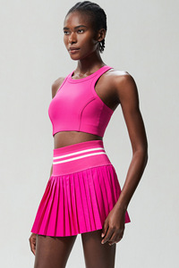 Frauen Golf Kleid Pickle ball Rock Hosen rock Set <span class=keywords><strong>Sportswear</strong></span> Falten rock Sets Quick Dry Damen Tennis Kleid tragen