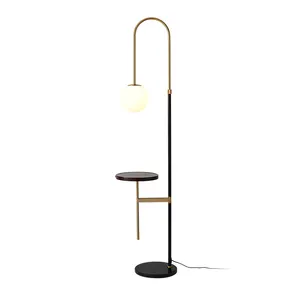 Wholesale Price Luxury Stand Led Floor Lamp With Custom Made Head Shade
