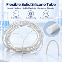 Fabricant de tubes en silicone blanc sur mesure OEM, tubes en silicone extrudés flexibles pour applications d'étanchéité industrielle
