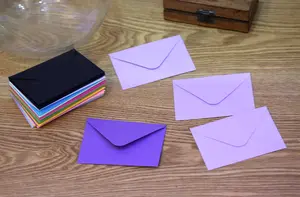 Enveloppes d'invitation en Kraft de couleur unie avec Logo personnalisé, pour mariage, remise de diplôme, Baby Shower, carte de vœux, plusieurs tailles au choix, 50 pièces