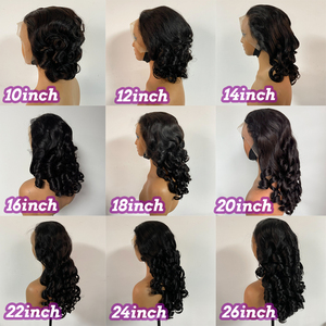 Perruque de <span class=keywords><strong>cheveux</strong></span> naturels vietnamiens 13x4 HD Lace Bouncy Curl, double épaisseur, sans colle, densité 250%, longue, style Fumi bouclé - Product Image 5