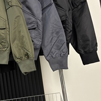 Veste bomber MA1 Stone Patch Logo pour homme, veste de vol multi-poches