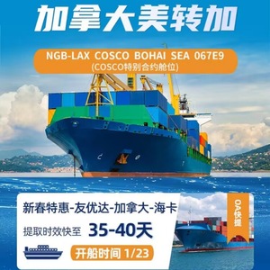 Línea de Carga Marítima Dedicada a EE. UU. y Canadá, Servicio LCL Express con Doble Despacho de Aduanas para Amazon y Aliexpress - Product Image 1