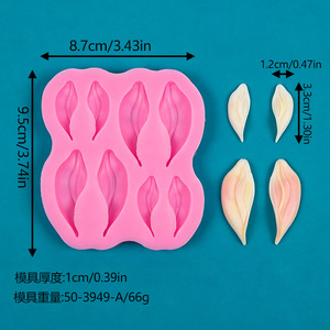 Food Grade <b>Silicone</b> Petals Mousse Cake Mold Heat Resistant Handmade Fruit Shaped Dessert Mold BPA Free Reusable Baking Mold - Product Image 3