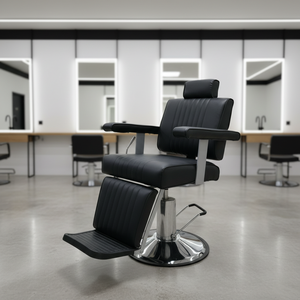 เก้าอี้ตัดผมสไตล์โมเดิร์น รุ่น A 2026 พร้อมส่ง พร้อมระบบยกโครเมียม เบาะหนังสำหรับโกนหนวด  คำสำคัญที่เกี่ยวข้อง: เก้าอี้ตัดผม - Product Image 2