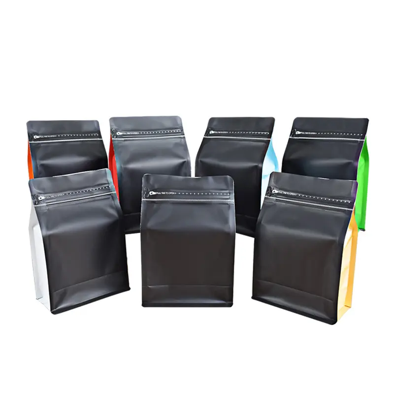 अभिनव उत्पादों कस्टम प्रिंट खाद्य ग्रेड कॉफी गर्मी सील प्लास्टिक पैकेजिंग बैग पाउच