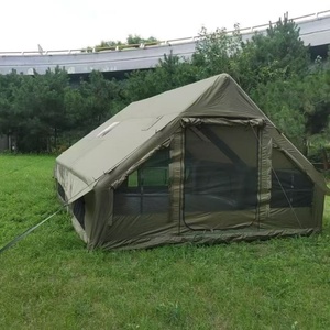 Tenda da Campeggio Gonfiabile per 8-10 Persone, 12 Piedi Quadrati, Quattro Stagioni, Doppio Strato in Tessuto Oxford con Foro per Stufa e Pompa Gonfiabile - Product Image 6