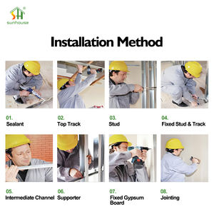 1220X2440mm Placa de yeso moderna resistente al agua y al fuego para uso en interiores - Product Image 5