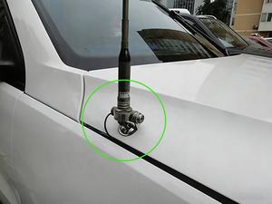 ขายึดเสาอากาศมือถือในรถยนต์ สีดำ สแตนเลส สำหรับเสาอากาศสื่อสาร - Product Image 6