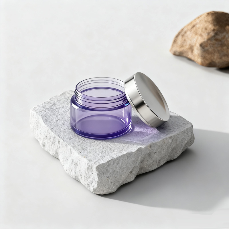 125g200g Factory Price Wholesale Empty Cosmetic Round Shape Translucent Skin Care Packaging Jar Face Cream Jars With Lid