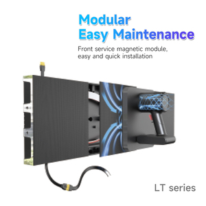 LED-Bildschirm anzeigetafel Preis, digitales Wand video, hochwertiges P3.91-Werbe gerät, voll farbig - Product Image 2