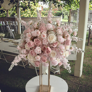 Fournitures d'usine Boule de fleurs Fleurs artificielles Centres de table Boule de fleurs Centre de table pour décoration de mariage - Product Image 1