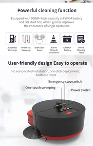 Robot de balayage autonome Pro 1000 ㎡ /h Fournit un nettoyage efficace des sols pour les grands espaces commerciaux et industriels - Product Image 5