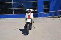 Producto Popular: Motocicleta Eléctrica Roja y Blanca, Elegante, de Alta Velocidad (30-50 km/h) para Desplazamientos Urbanos