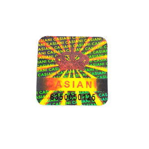 Caja de diseño 3D con efecto raster multicapa, etiqueta adhesiva holográfica - Product Image 1