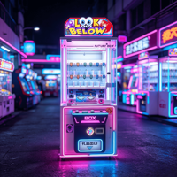 Machine à prix à suspendre commercial, à monnayeur et à code QR, avec jeu d'arcade à boîtes mystères, pour centres commerciaux et lieux de divertissement