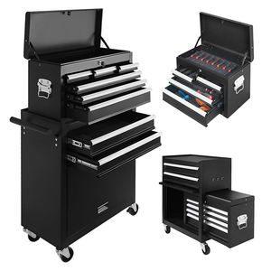 8-Gaveta Heavy Duty Auto Repair Roller Cabinet Premium Ferro Ferramenta Peito para Armazenamento Customizável OEM Suporte - Product Image 1
